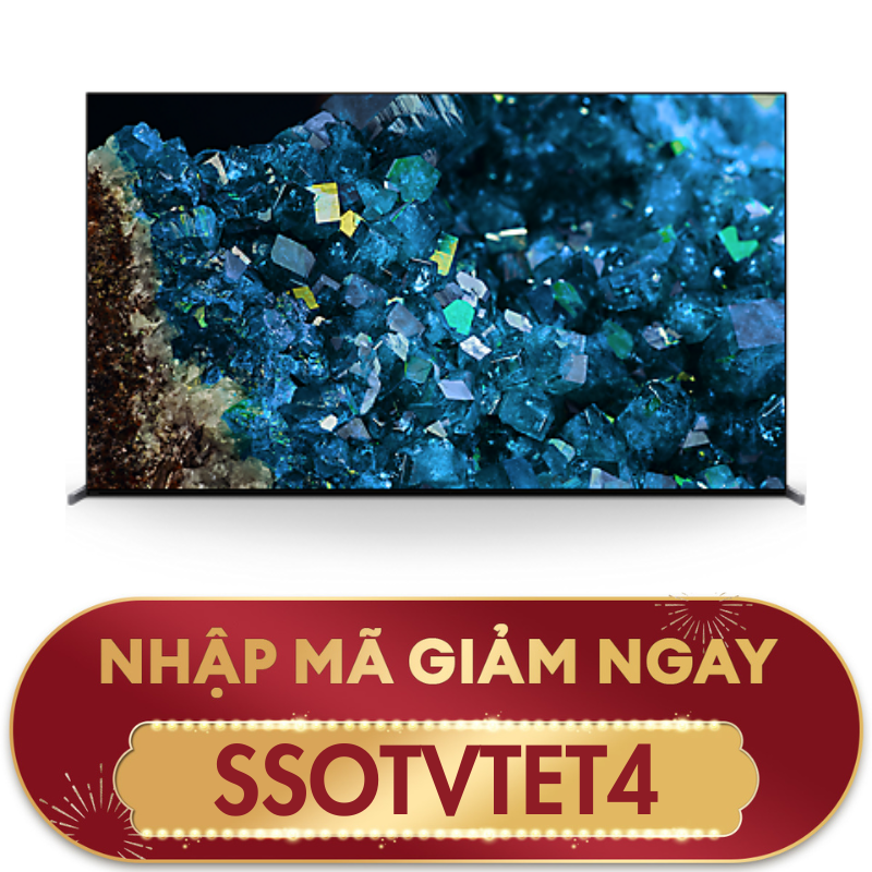 [NHẬP MÃ SSOTVTET4, GIẢM THÊM 2TR6 TẶNG KÈM BRAVIA CAM] A80L | BRAVIA XR | OLED | 4K Ultra HD | Dải tần nhạy sáng cao (HDR) | TV thông minh (Google TV) BDOMS