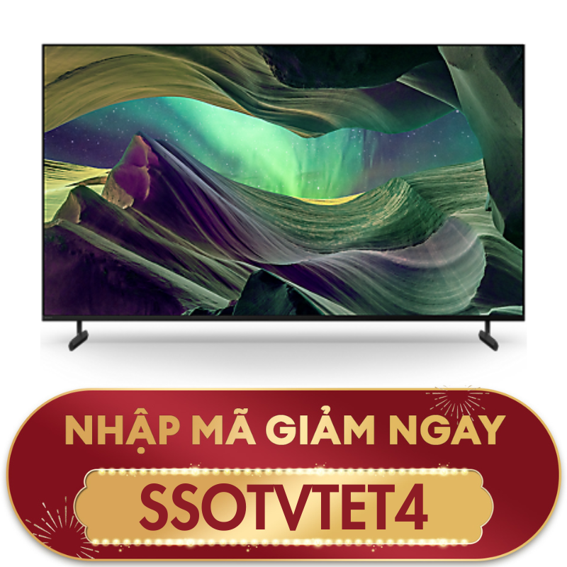 [NHẬP MÃ SSOTVTET4, GIẢM THÊM 4%] X85L | Full Array LED | 4K Ultra HD | Dải tần nhạy sáng cao (HDR) | TV thông minh (Google TV)