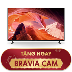 [TẶNG BRAVIA CAM TRỊ GIÁ 4TR5] X80L | 4K Ultra HD | Dải tần nhạy sáng cao (HDR) | Smart TV (Google TV) BDOMS