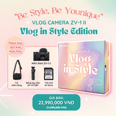 [TIẾT KIỆM TỚI 2TR] Bộ sản phẩm ZV-1 II Vlog in Style (Đen)