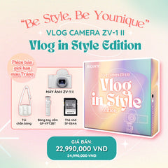 [TIẾT KIỆM TỚI 2TR] Bộ sản phẩm ZV-1 II Vlog in Style (Trắng)